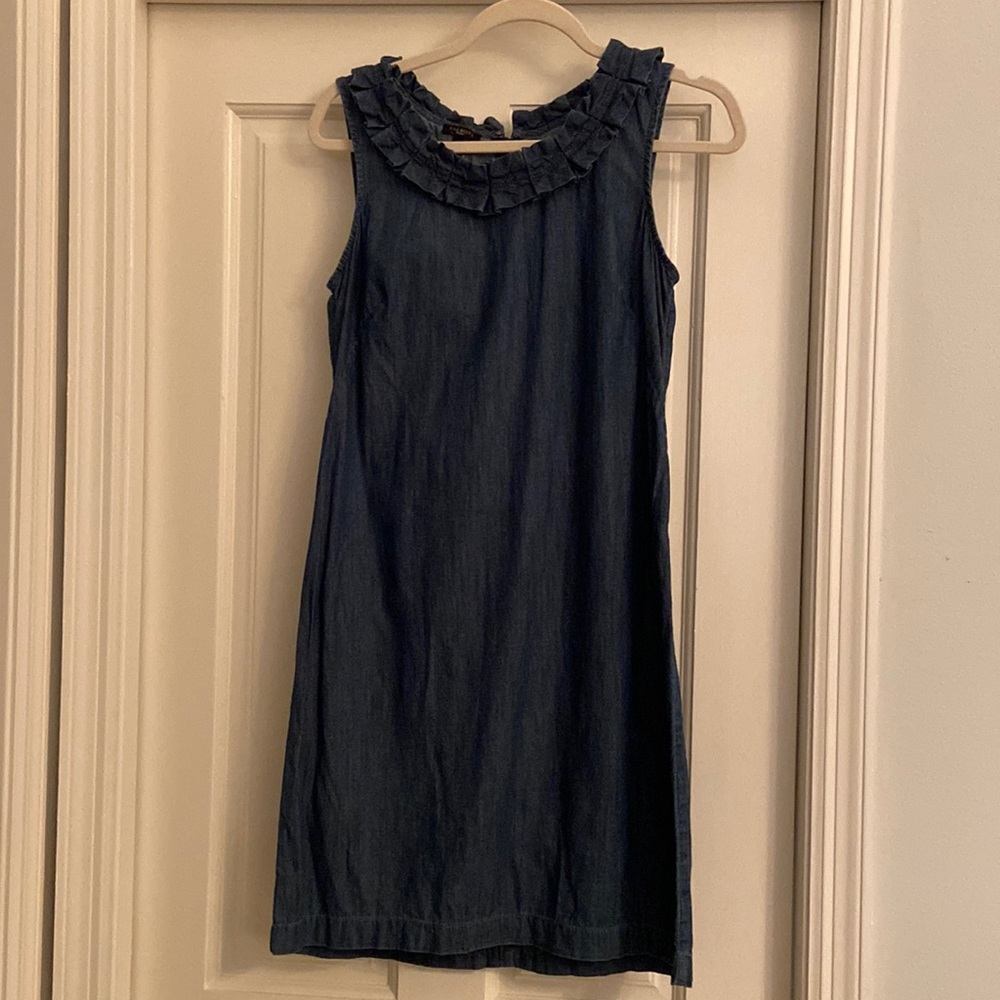 Talbots 4P sleeveless denim dress